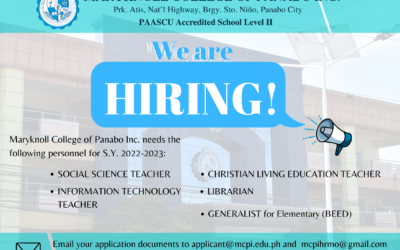 Hiring SY. 2022-2023