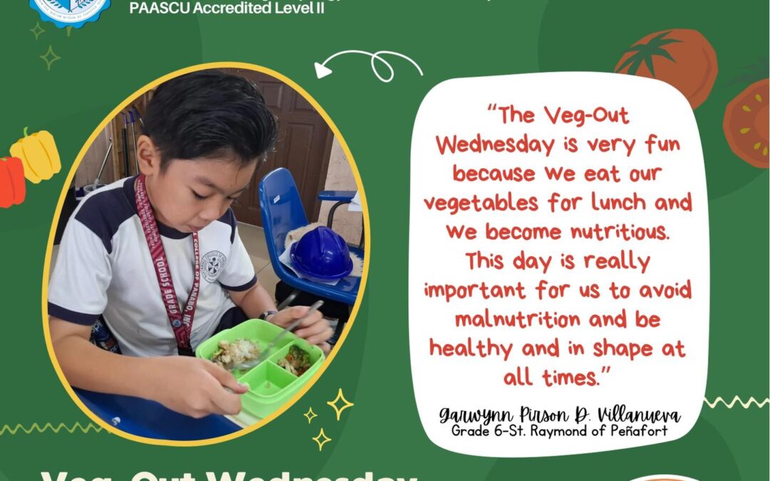 The recent launch of Veg Out Wednesday has already initiated a meaningful transformation in the lifestyle habits of our school community